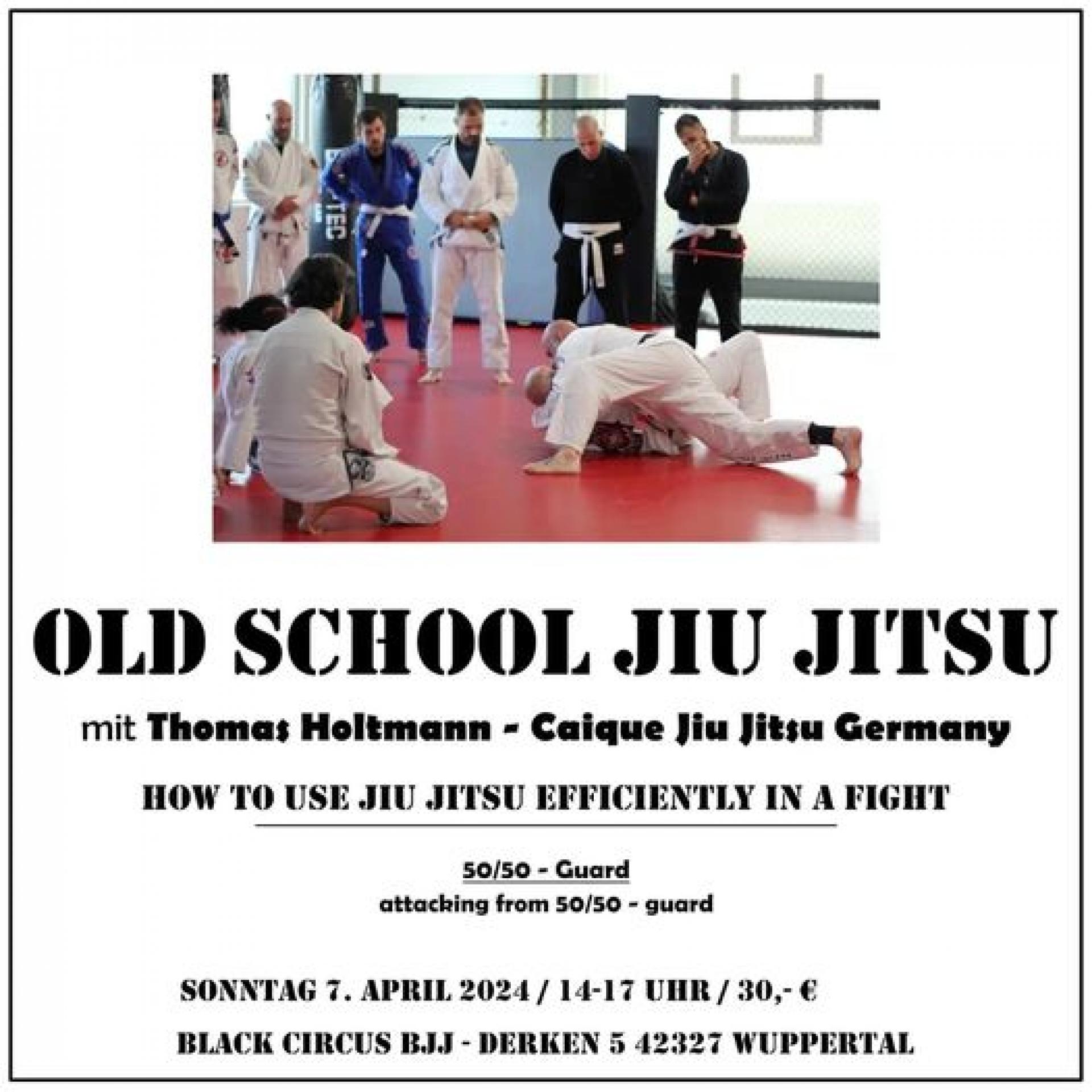 Logo Jiu Jitsu Oldschool Seminar mit Thomas Holtmann