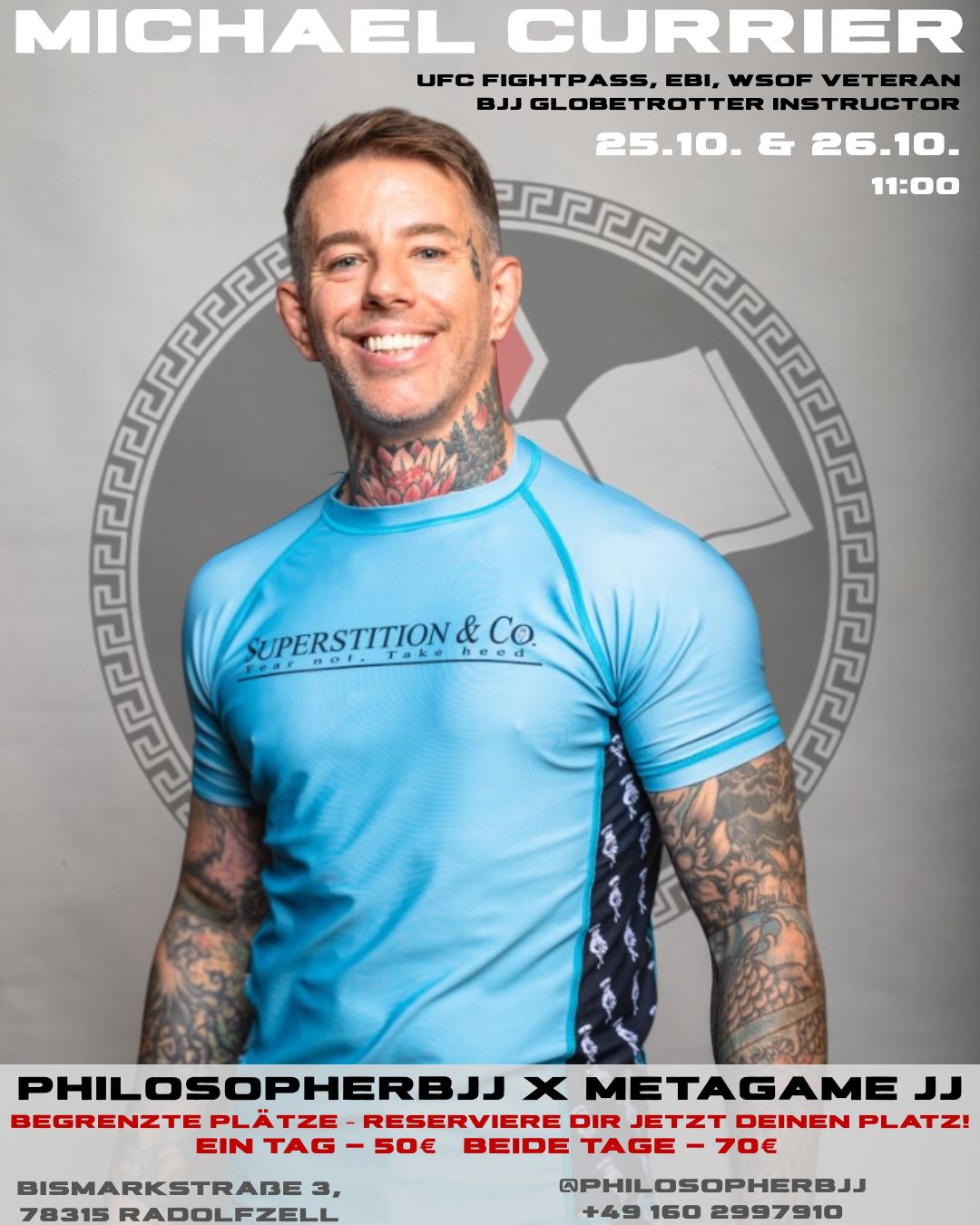 Logo BJJ Seminar mit Michael Currier in Radolfzell