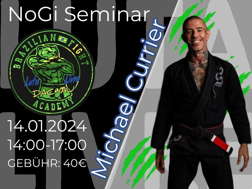 Logo  Grappling / NoGi BJJ Seminar mit Michael Currier 2024