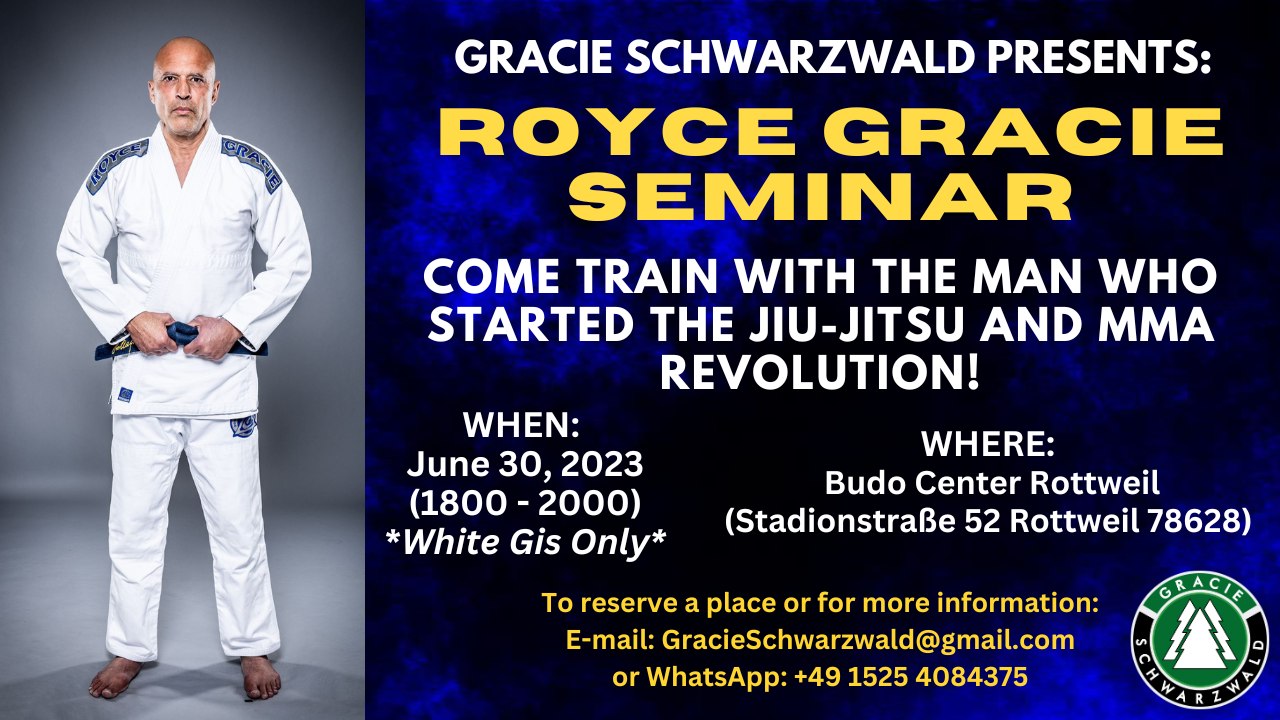 Logo Royce Gracie by Gracie Schwarzwald